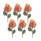 Melrose Set of 6 Pink Cone Hydrangea Floral Artificial Stems 34.5"